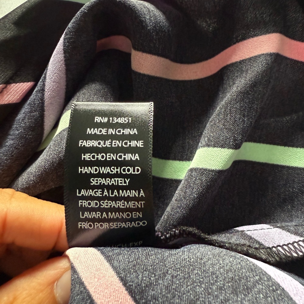WAYF Black and Multicolor Stripes Spaghetti Strap Dress size small - Picture 7 of 7